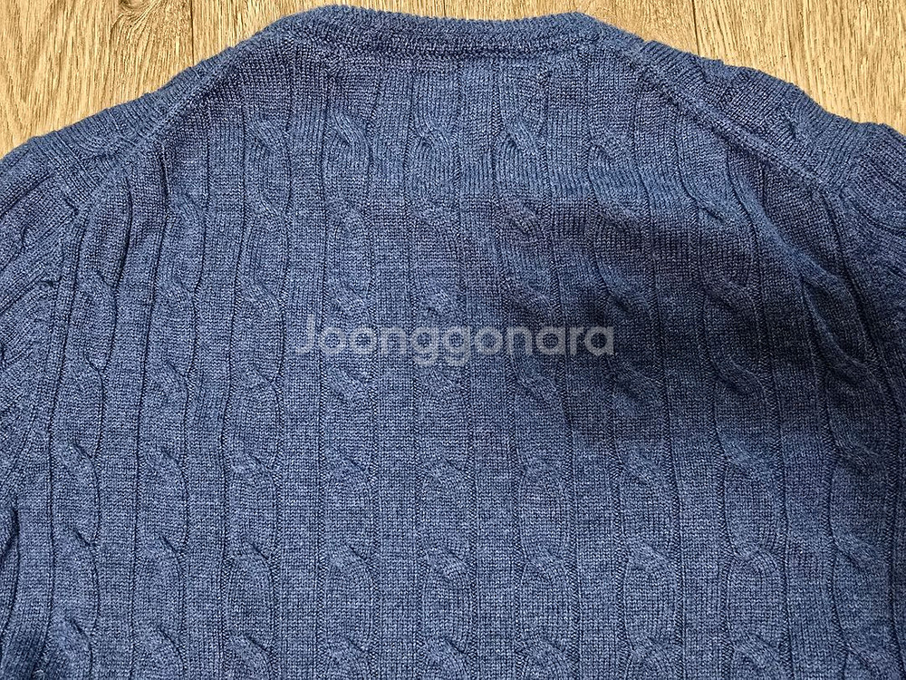 타미힐피거 울 100 케이블 니트 M 새제품 팝니다--3