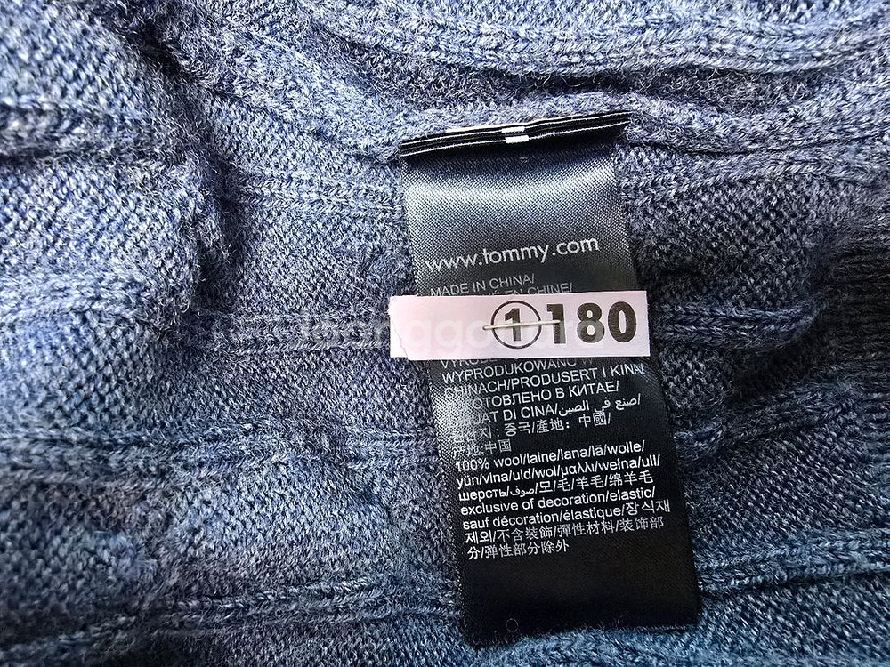 타미힐피거 울 100 케이블 니트 M 새제품 팝니다--4