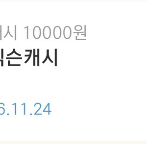 넥슨캐시 1만원권