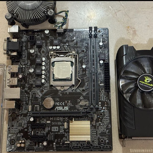 ASUS H110M-K 메인보드 i5-7500 GTX1