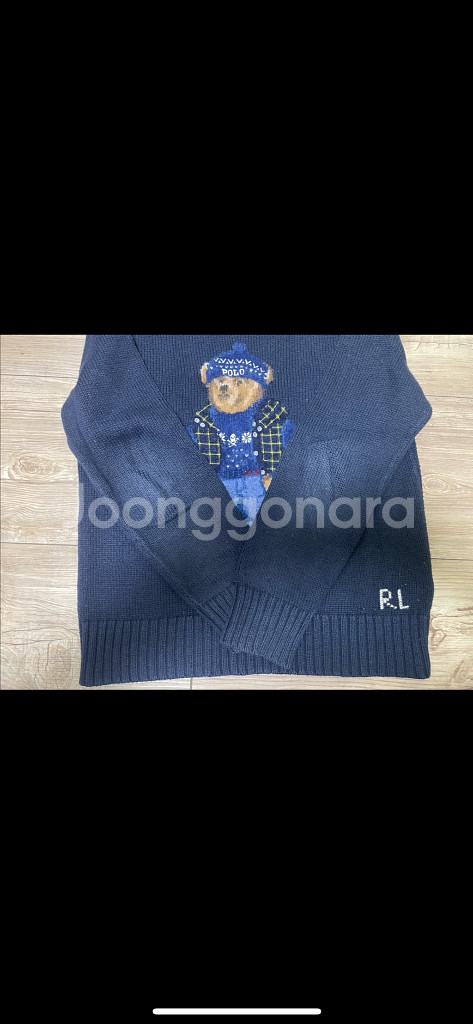 폴로 보이즈 M 곰돌이니트--2