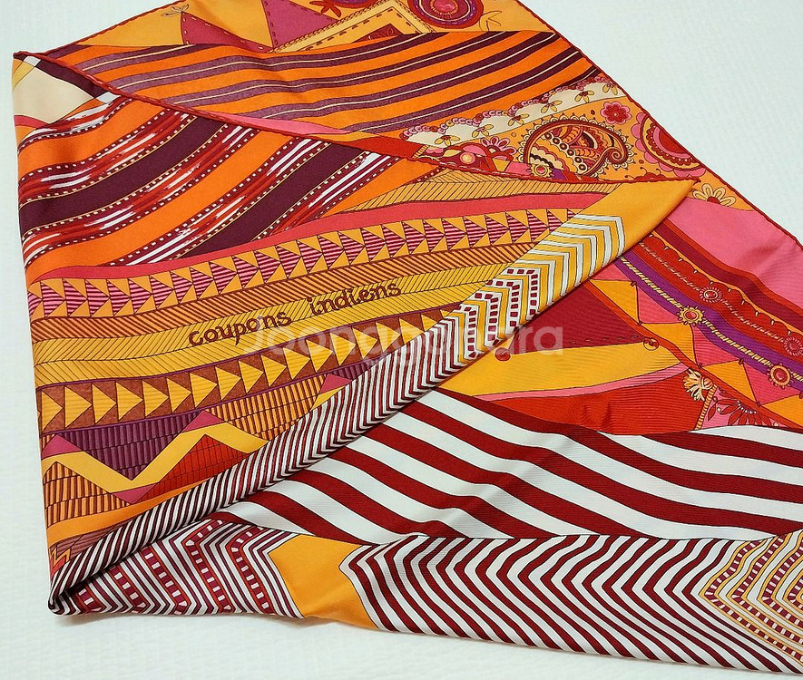 에르메스 오렌지톤 까레 90--2