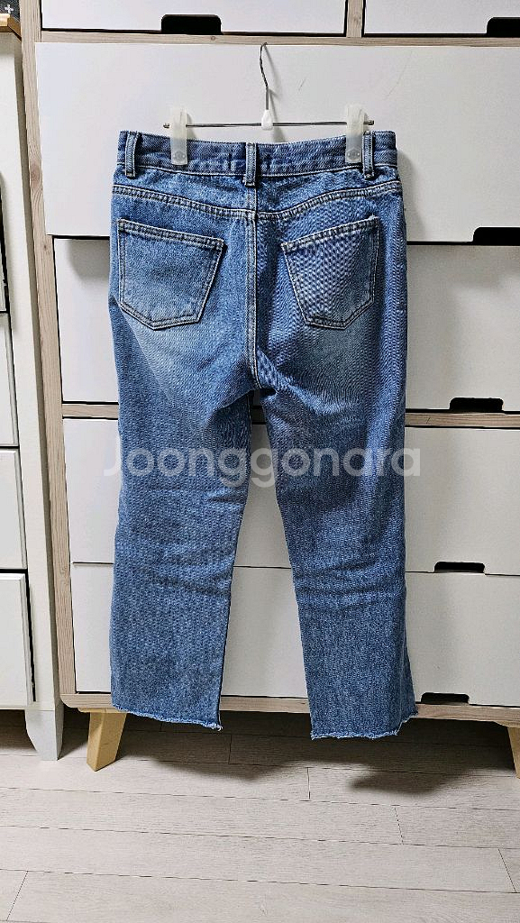 [S]여성-약기모 일자청바지(연청)--1