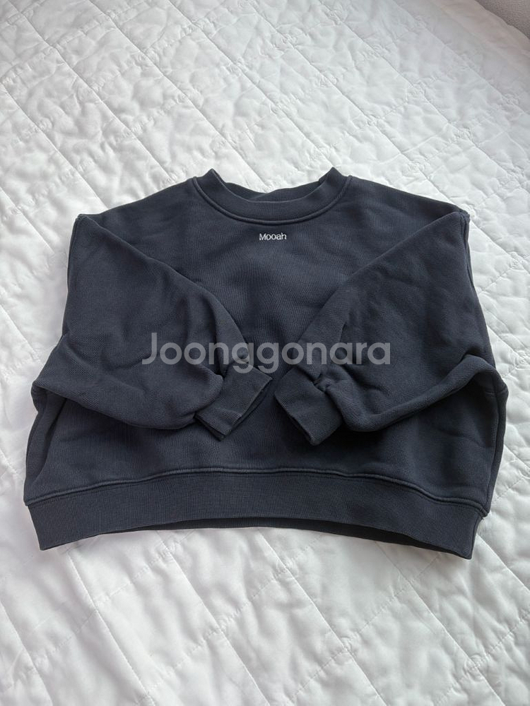 24fw 더무아 스웻셔츠 네이비m--1