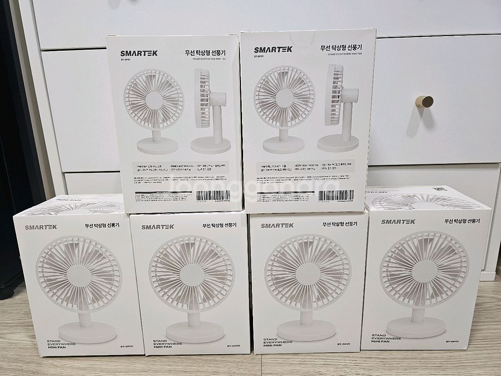 탁상형 무선 선풍기 6개--0
