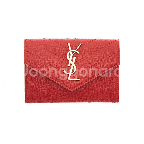 정품 생로랑 모노그램 스몰 엔벨로프 지갑--0