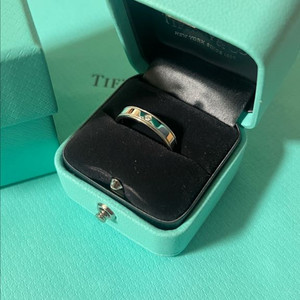 (새상품) 티파니앤코 더블밀그레인 1P 다이아몬드 반지