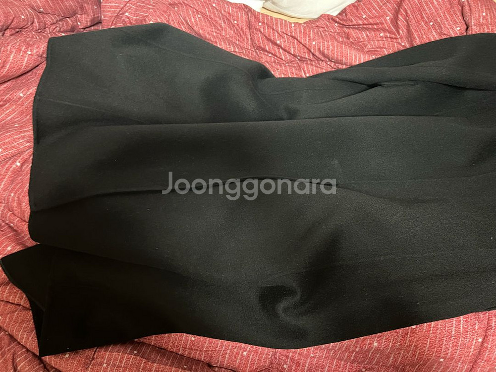 타임 더블코트 블랙 캐시미어혼방 (55) 새상품--4