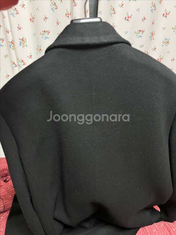 타임 더블코트 블랙 캐시미어혼방 (55) 새상품--5