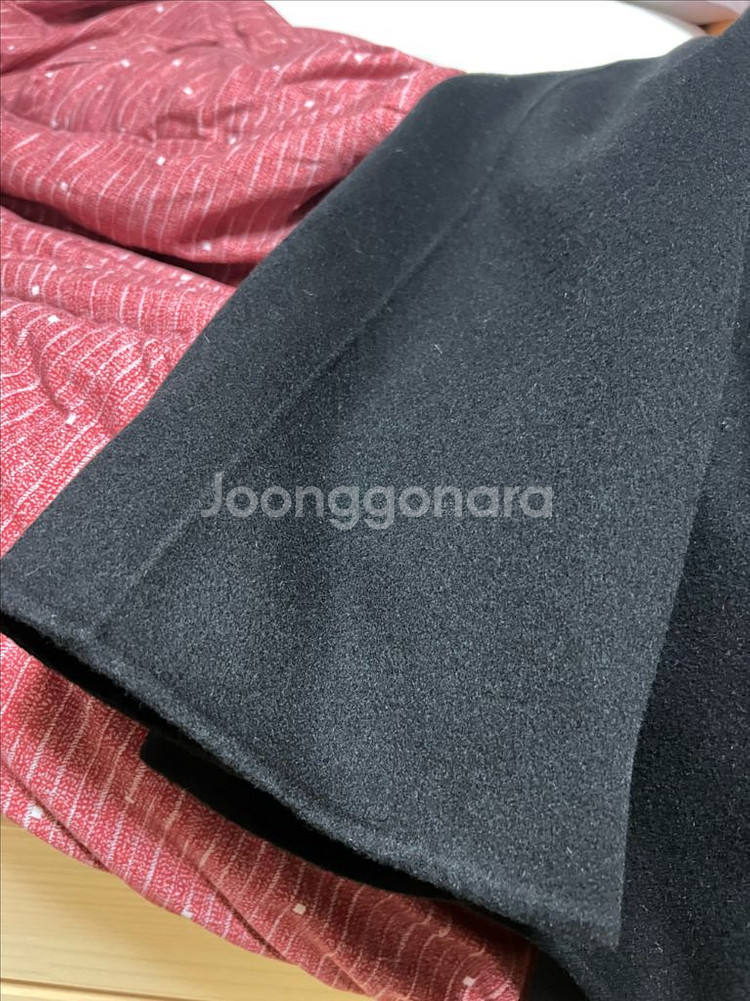 타임 더블코트 블랙 캐시미어혼방 (55) 새상품--6