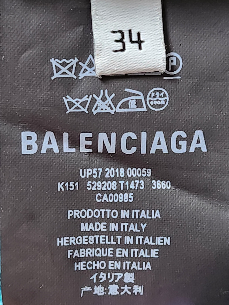 [34] 발렌시아가 블루 멀티로고 여성 울 니트 529208 T1473 이미지