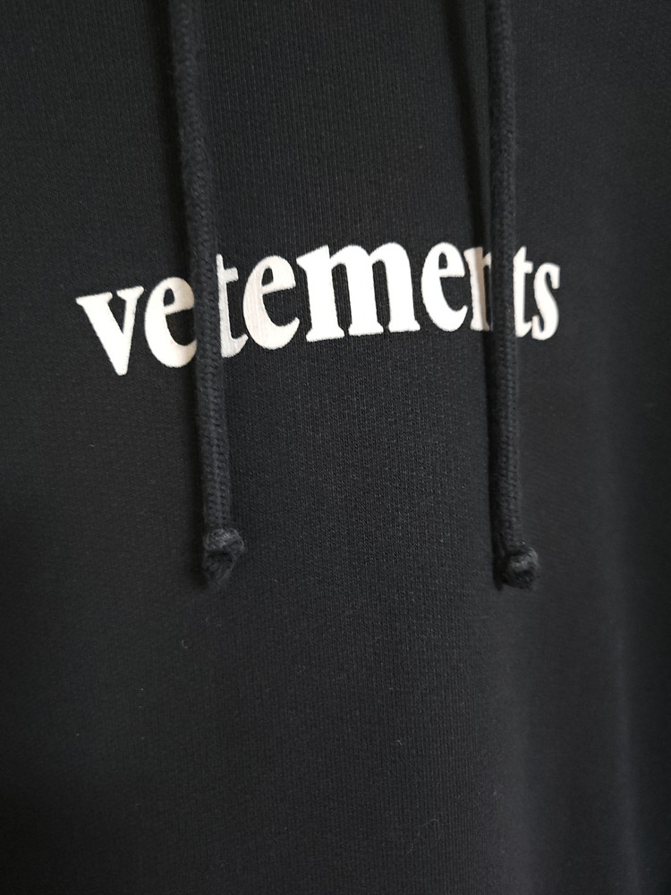 [XS] 베트멍 블랙 바코드 로고 오버핏 후드티셔츠 SS20TR311 이미지