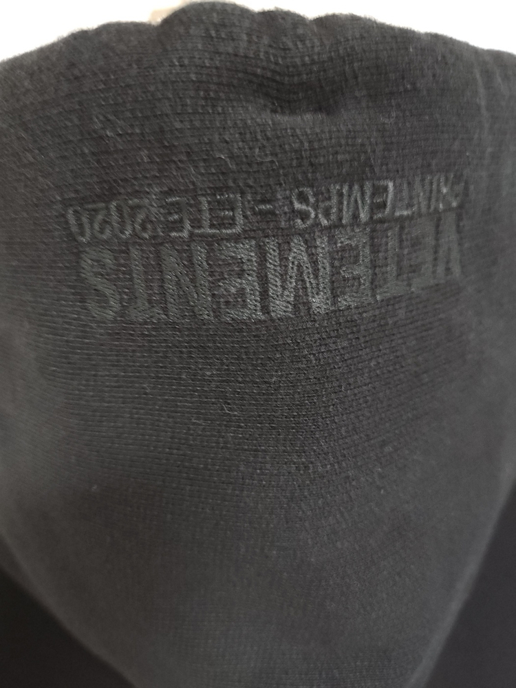 [XS] 베트멍 블랙 바코드 로고 오버핏 후드티셔츠 SS20TR311 이미지