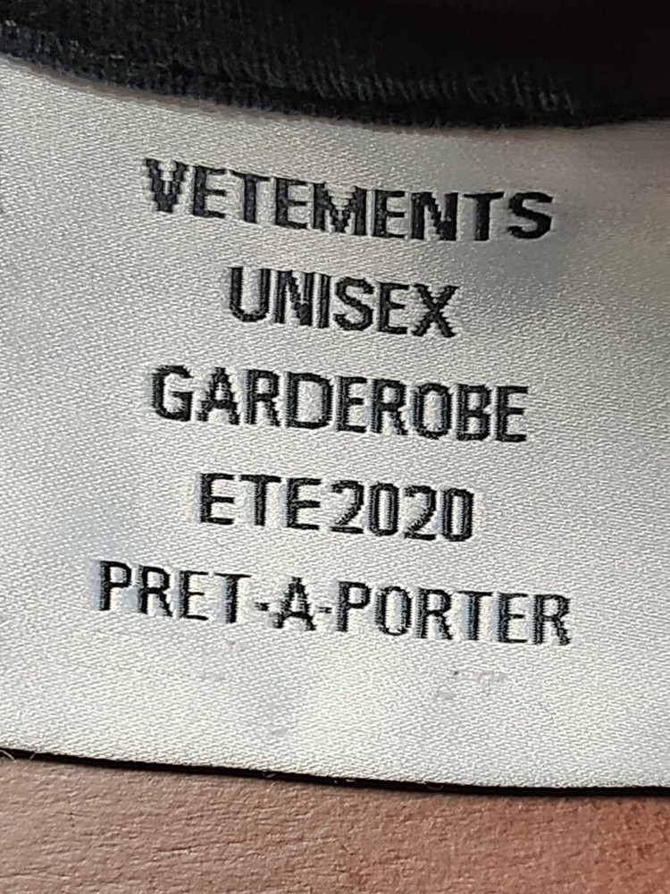 [XS] 베트멍 블랙 바코드 로고 오버핏 후드티셔츠 SS20TR311 이미지