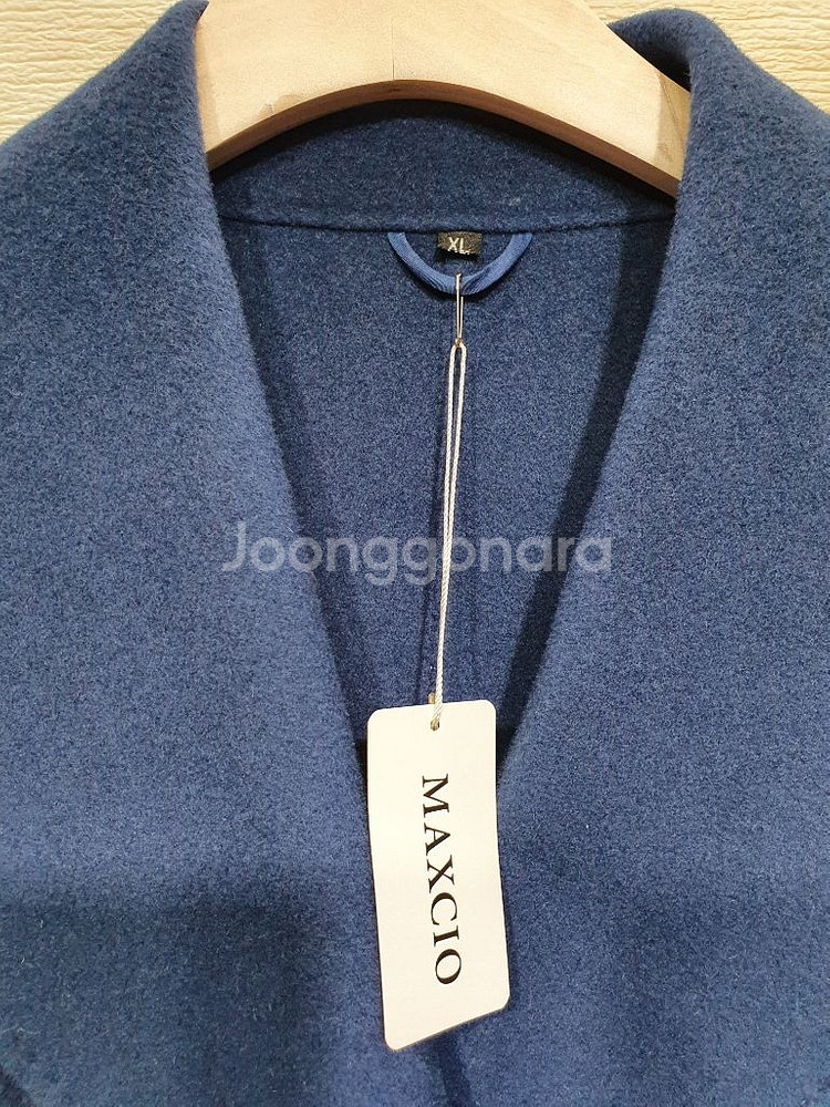 택부착MAXCIO100%울 핸드메이드 플레어 롱코트55--2