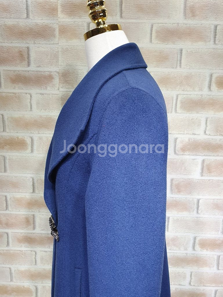 택부착MAXCIO100%울 핸드메이드 플레어 롱코트55--7