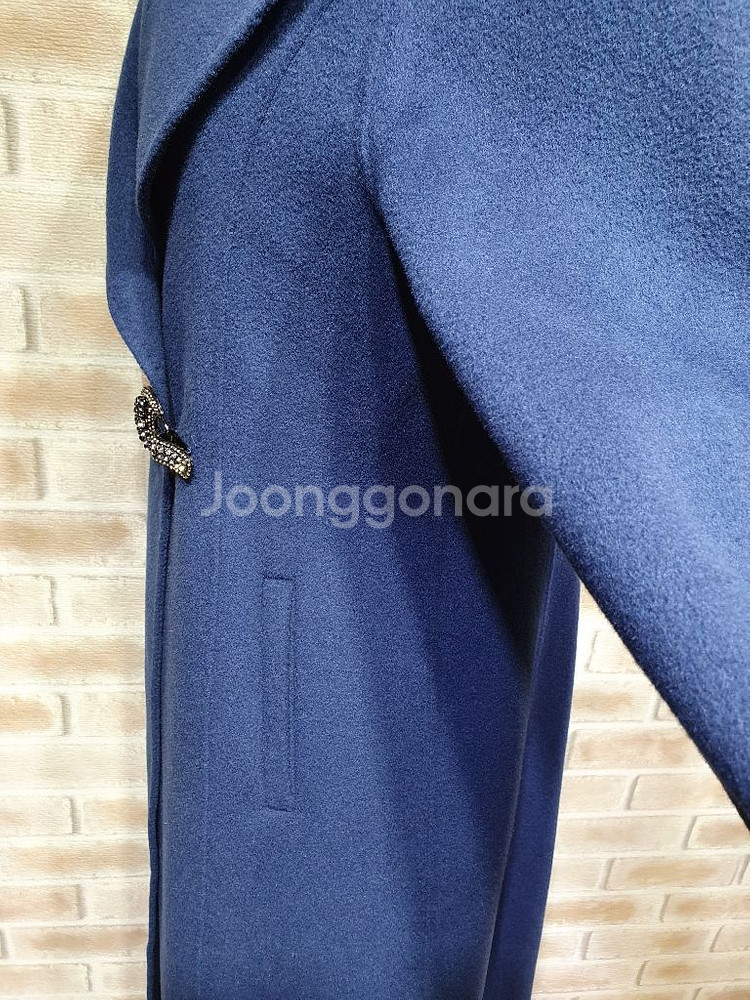 택부착MAXCIO100%울 핸드메이드 플레어 롱코트55--8