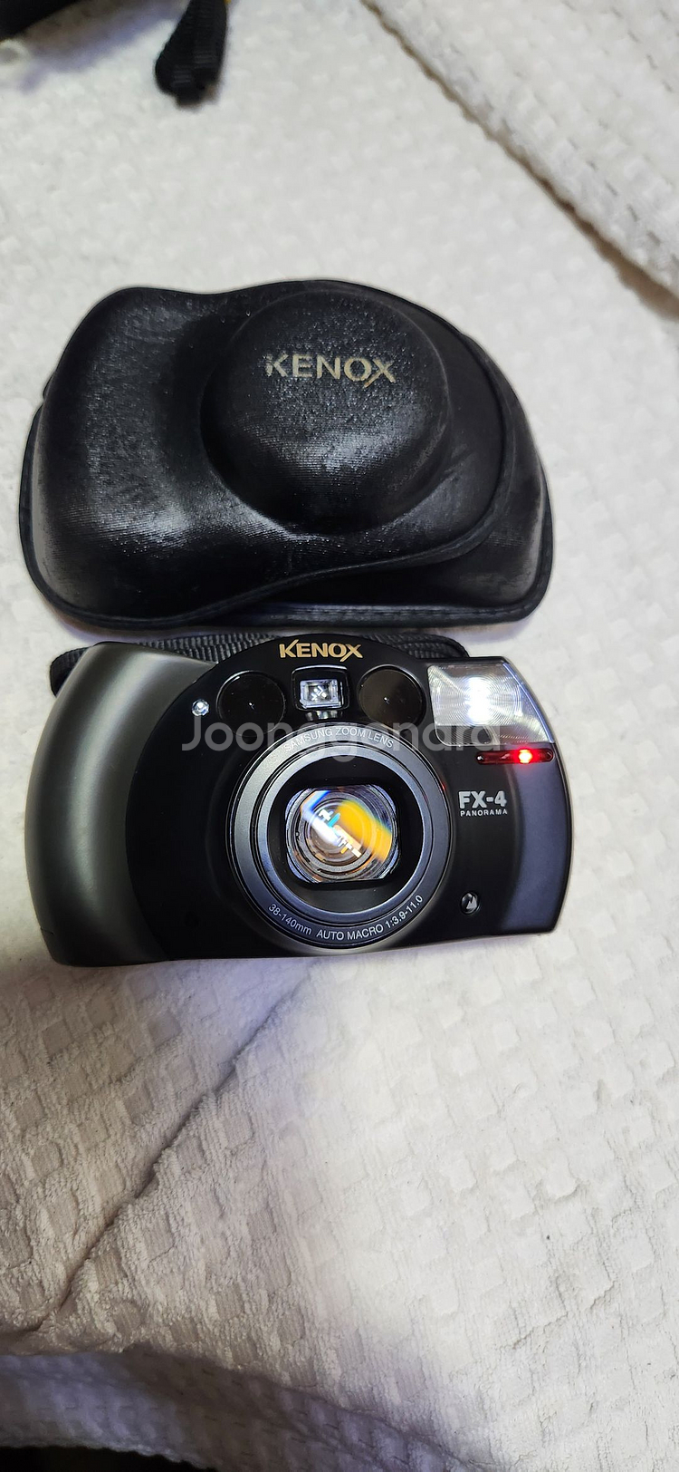 케녹스fx-4(a급,블랙핑크 지수카메라), cr123a 2개 전기능정상,스트랩, 케이스.--6