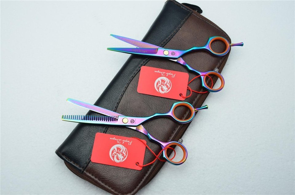 새 전문가용 가위 세트 (가위 집 세트6번) 미용사--0