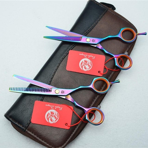 새 전문가용 가위 세트 (가위 집 세트6번) 미용사