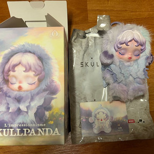 정품 팝마트 스컬판다 빛의 정원 번개