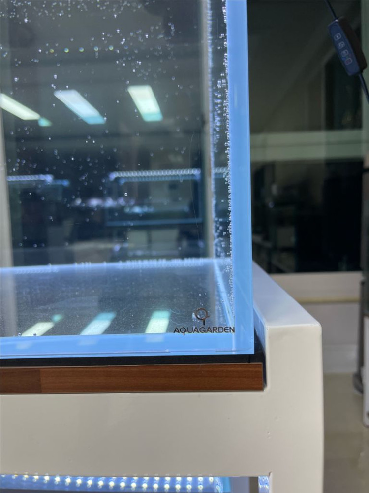 (경기 북부) 아쿠아가든 3자 광폭 수조 90x45x45 10T 축양장 어항 뚜껑 세트 A급 판매--4