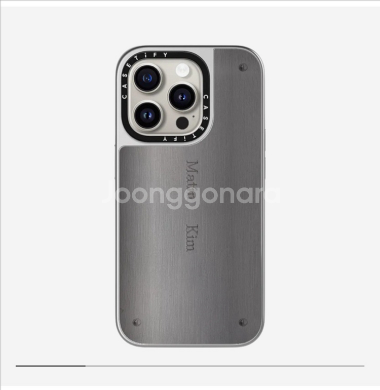 케이스티파이 마뗑킴 아이폰 14/13프로맥스 맥세이프 미러 케이스 미개봉 새상품--0