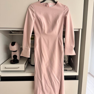 오브제 연핑크 원피스