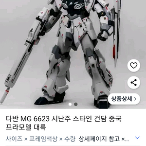 중국건프라 다반 MG 6623 시난주 스티인 건담 프라모델