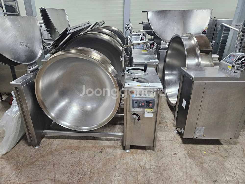 중고 회전국솥 대형 가스솥 가마솥 온도조절 전동회전--0