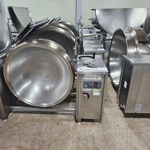 중고 회전국솥 대형 가스솥 가마솥 온도조절 전동회전