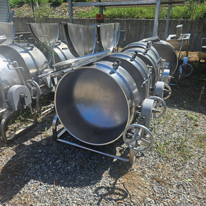 업소용 대형 중고 스팀국솥 스팀솥 스텐 회전국솥