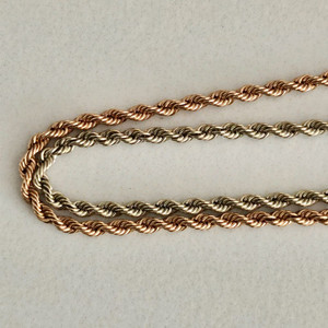 14k 로프체인 팔찌 2색