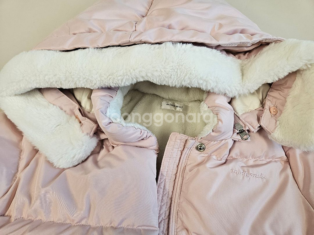 유아옷 여아옷 여아 겨울 패딩 2벌 100-110 일괄(밍크뮤 월튼키즈)--7