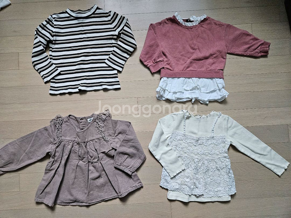 유아옷 여아옷 여아 가을 겨울옷 100-110 20벌 일괄--1