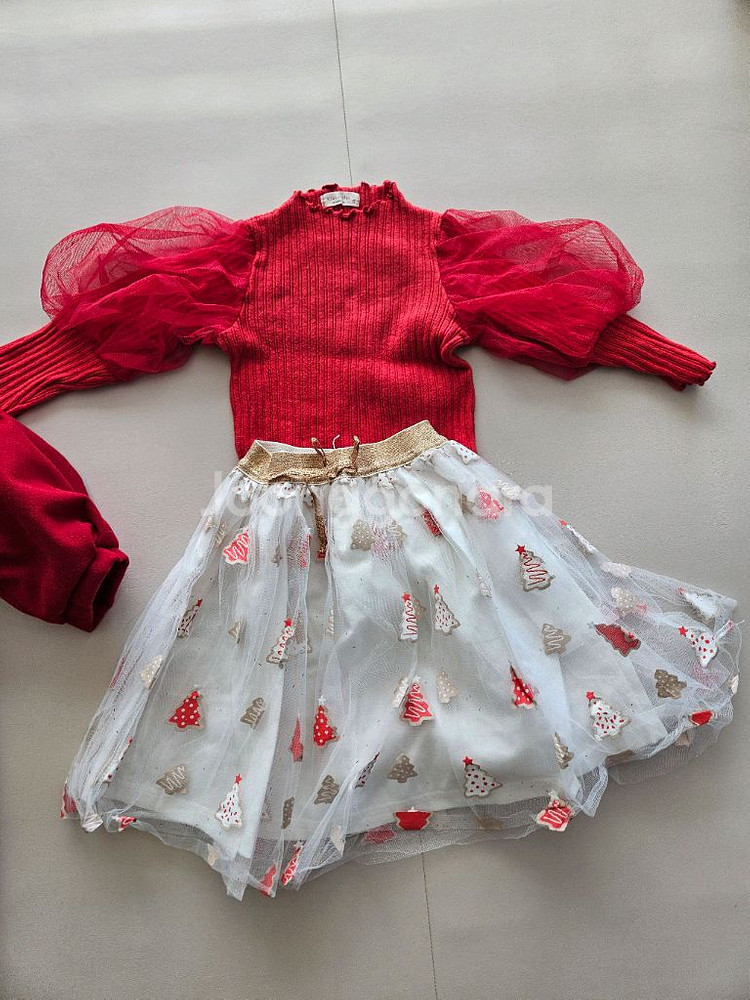 유아옷 여아옷 겨울옷 크리스마스 의상 100 일괄--2