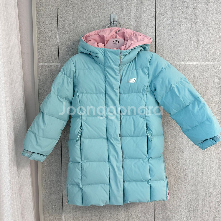 뉴발란스 키즈 구스 롱 패딩 110--0