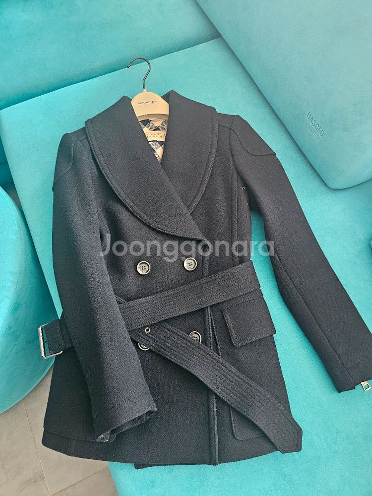 버버리 숄카라 피코트--0