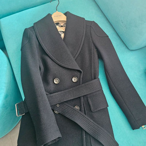 버버리 숄카라 피코트