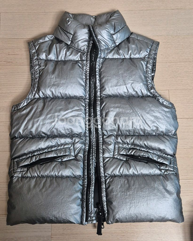 스톤아일랜드 주니어 남아 아동 패딩 패딩조끼 5세 6세실버--1