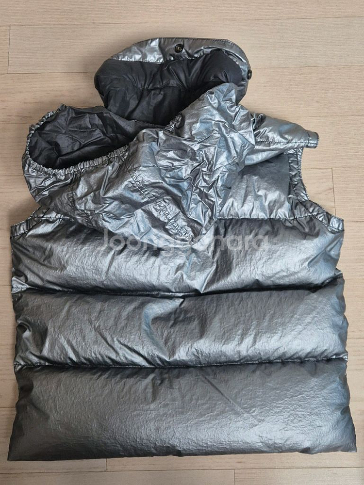 스톤아일랜드 주니어 남아 아동 패딩 패딩조끼 5세 6세실버--2