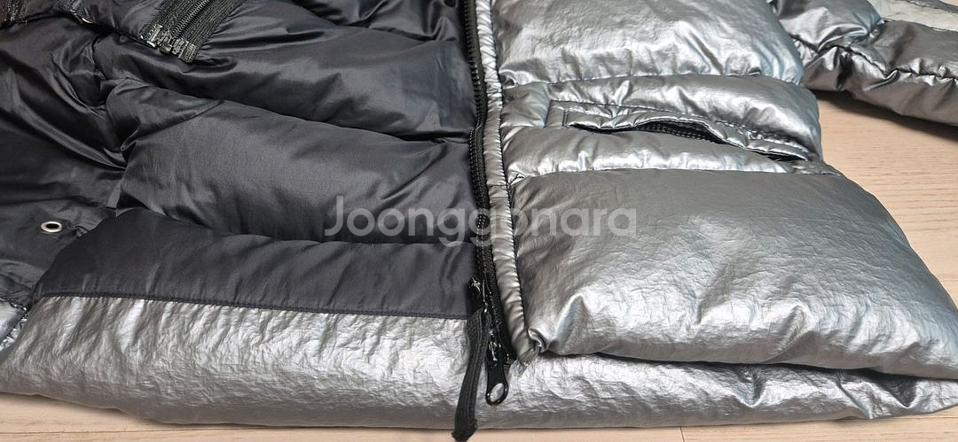 스톤아일랜드 주니어 남아 아동 패딩 패딩조끼 5세 6세실버--5