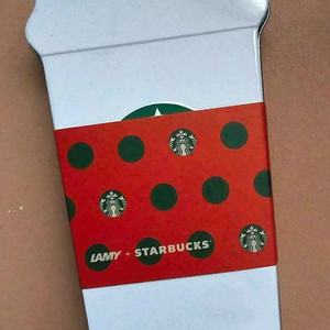 2019년 스타벅스 라미 볼펜 화이트 컵 세트