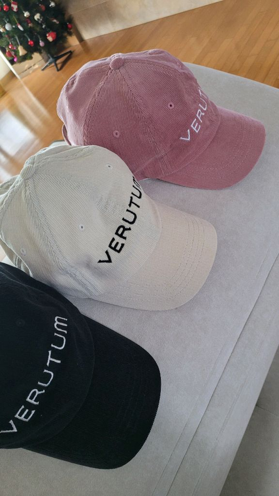 베루툼 프론트 로고 코듀로이 볼캡 핑크 11am 더바넷 샵엠 이미스 얼바닉--2