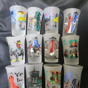 (새상품)베트남 기념 소주잔 세트