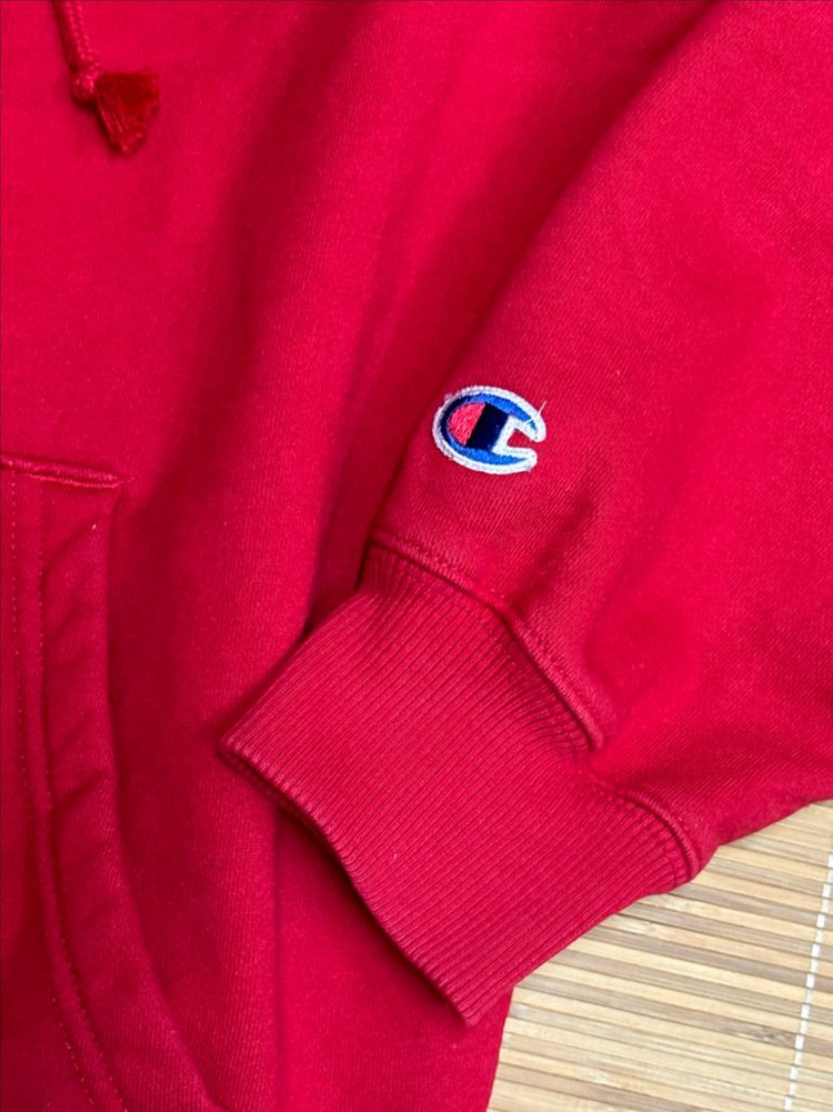 챔피온 x 슈프림 콜라보 후드 티셔츠 M--2