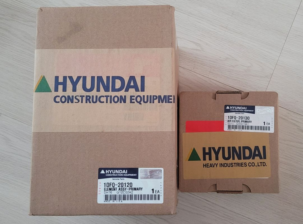 현대 굴삭기,지게차 에어크리너 정품 20120/20130 이미지