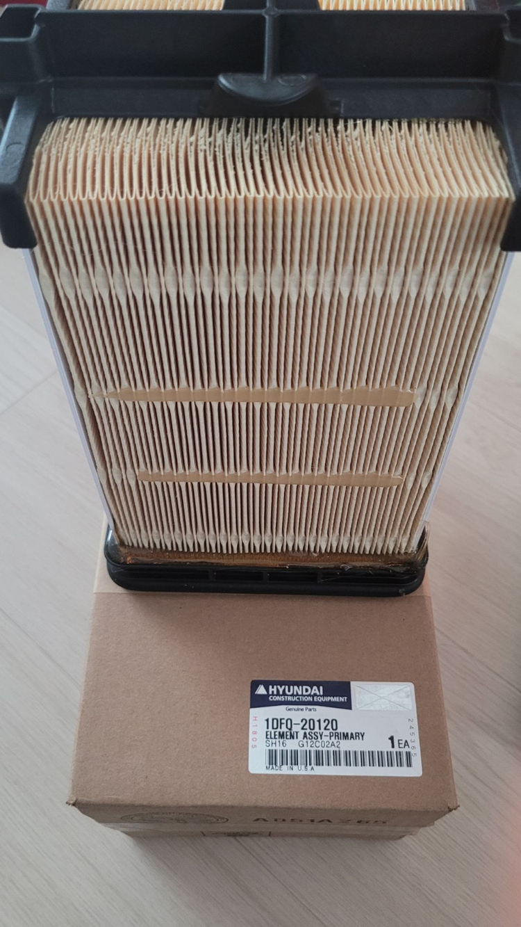 현대 굴삭기,지게차 에어크리너 정품 20120/20130 이미지