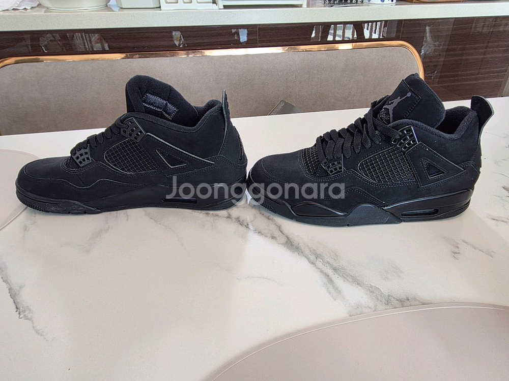 나이키 에어조던 4 블랙캣 275MM CU1110-010 미착용 판매합니다. (박스X)--3