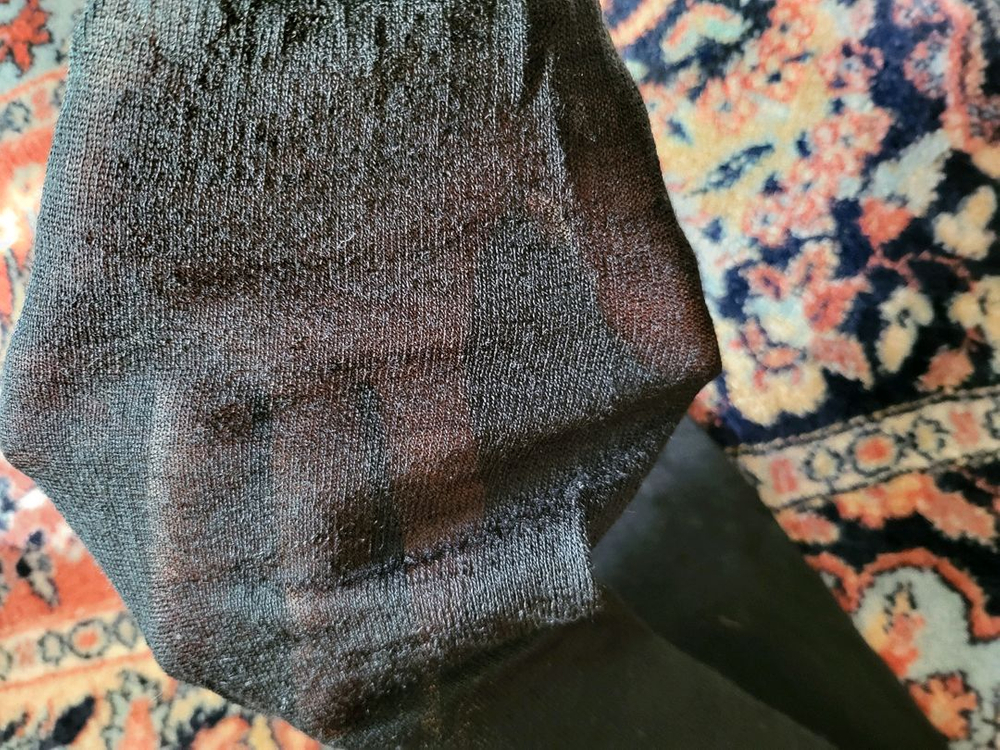 새상 엘린 메리노울 오버 니삭스 검정 이미지